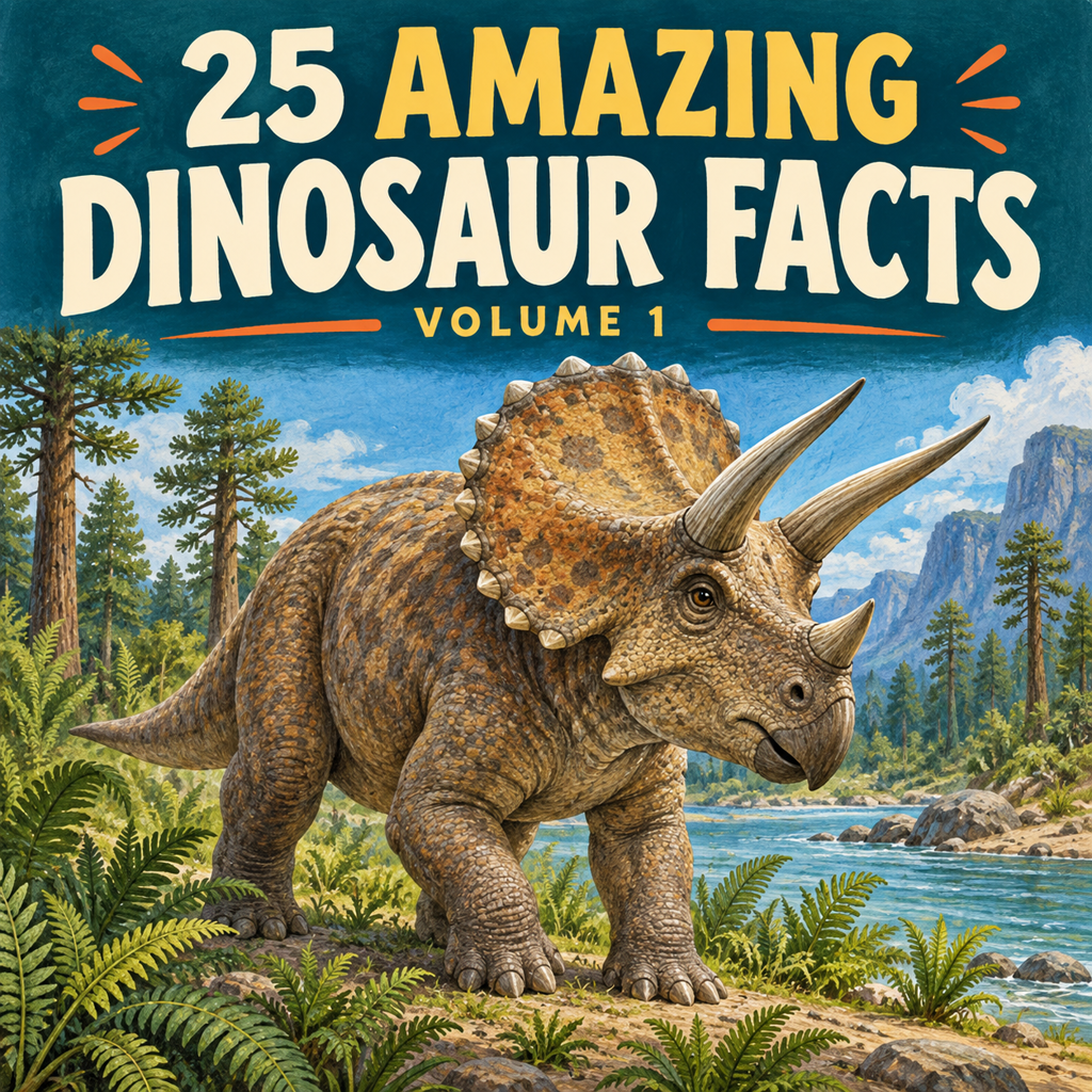 25 Amazing Dinosaur Facts cover