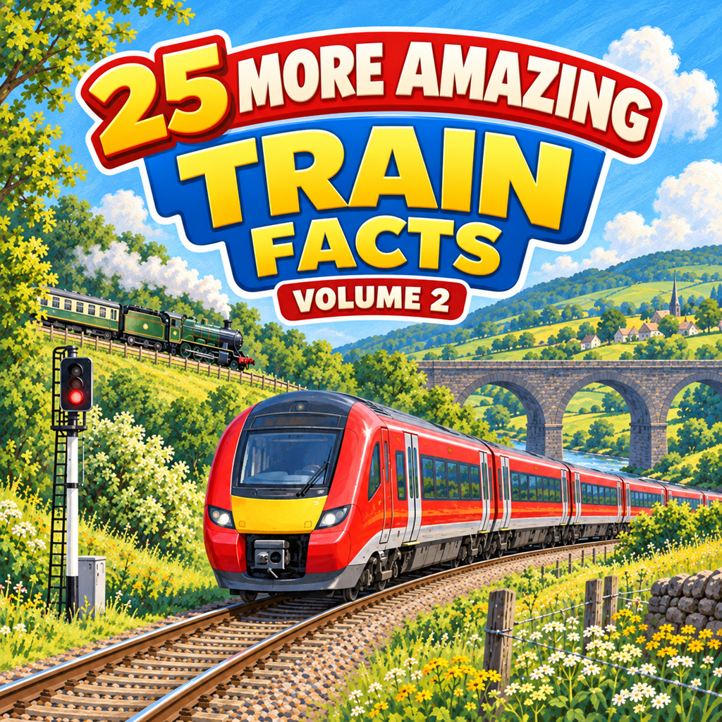 25 More Amazing Train Facts cover