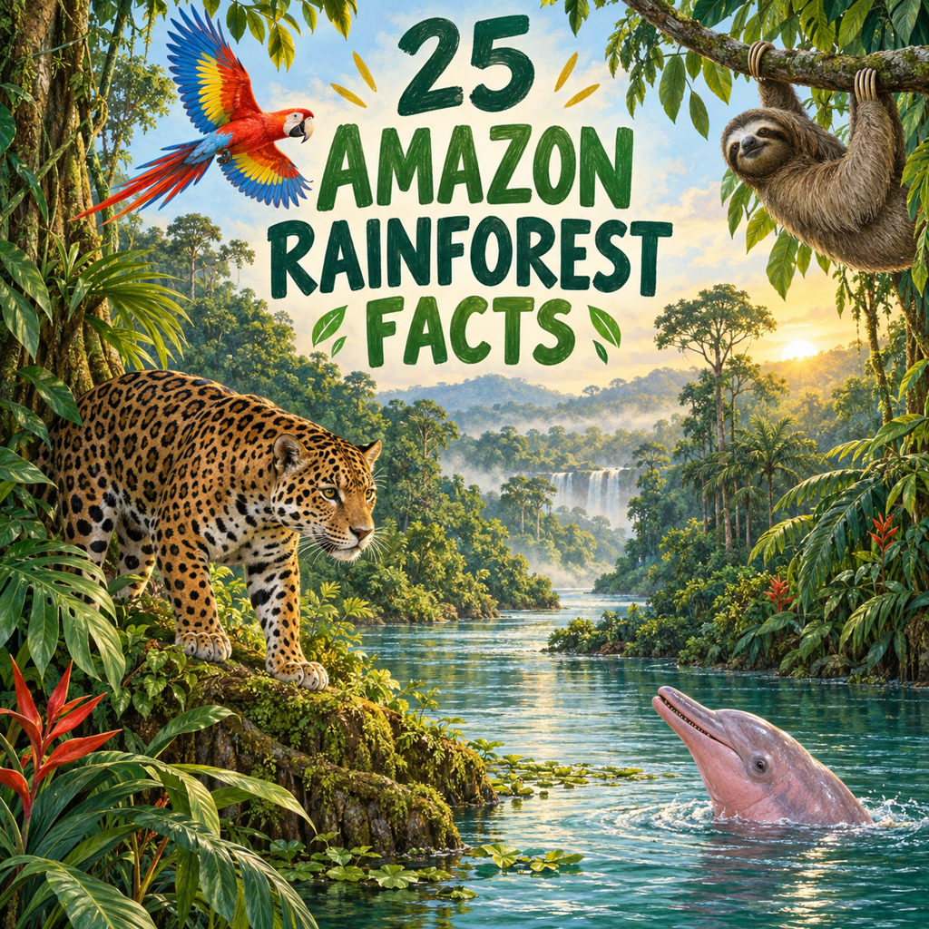 25 Amazon Rainforest Facts cover