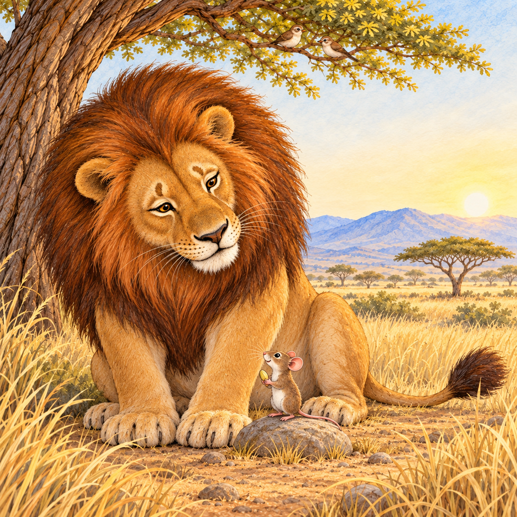 The Lion and the Mouse cover