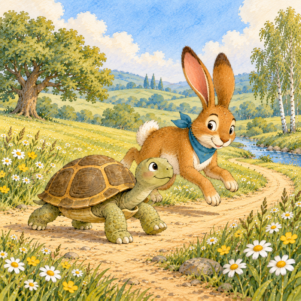 The Tortoise and the Hare cover